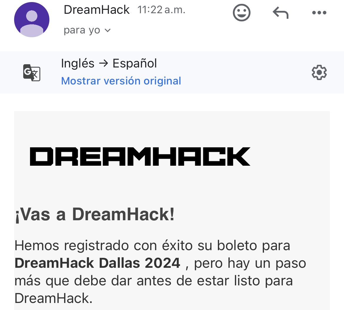 Nos vemos en Dallas🇺🇸✈️🎮

$100K Prize pool y oportunidad de conseguir una plaza para el Mundial de eSports en Riyadh🇸🇦