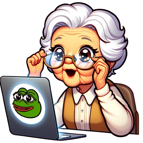 My grandson said he sent me some frogs to my computer? Is that safe? How do I get them out? Worried they might suffocate. Poor souls.

$PEPE $GRANNY