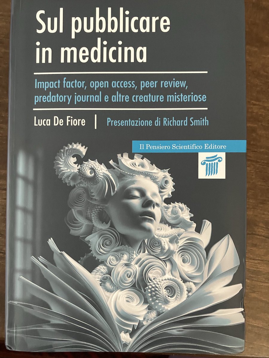 Delighted to receive this from ⁦@lucadf⁩ - a comprehensive survey of the malaise in medical research and scientific publishing with practical suggestions for improvement. Highly recommended for Italian friends (it is published in Italian)!
