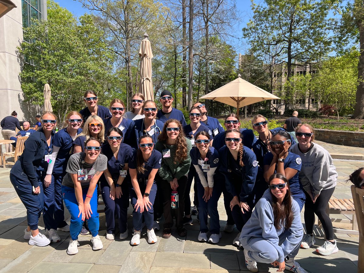 On Monday, our ABSN students had a chance to step away from their academic studies and witness the rare occurrence of the solar eclipse. #solareclipse