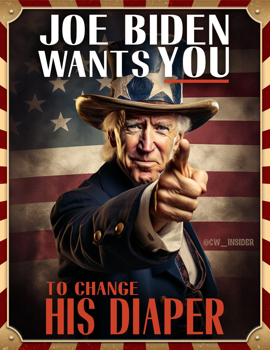 @MarkHamill @donkoclock Joe Biden wants you... to change his diaper!