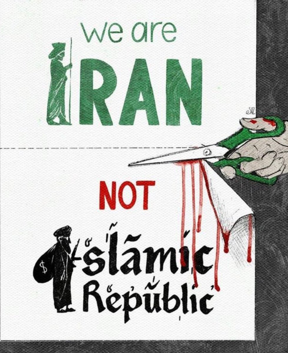 We are #Iran NOT Islamic Republic Down with the Islamic Republic 🎯🎯🎯🎯🎯 Cut the head of the snake @khamenei_ir