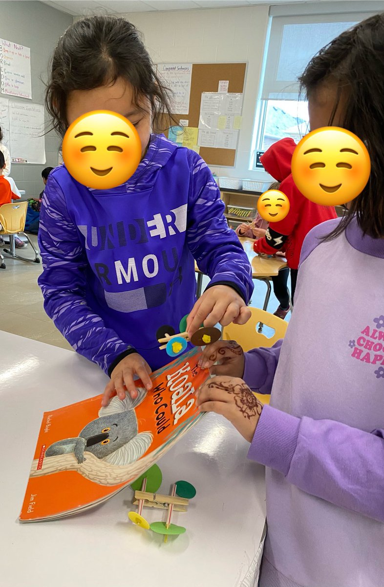 Can you create a car using straws, toothpicks, a clothespin, &amp; paper circles? The Gr 2 classes used their knowledge of simple machines, such as the wheel and axle and tinkered with these materials to build their 🚗 Then we tested to see if they worked down an inclined plane 📐