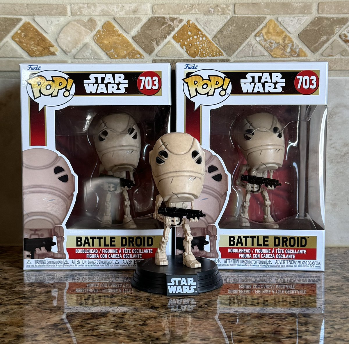 The Battle Droids have arrived! Roger Roger . #StarWars #ThePhantomMenace #BattleDroid #Funko #FunkoPop #FunkoPopVinyl #Pop #PopVinyl #Collectibles #Collectible #FunkoCollector #FunkoPops #Collector #Toy #Toys #DisTrackers