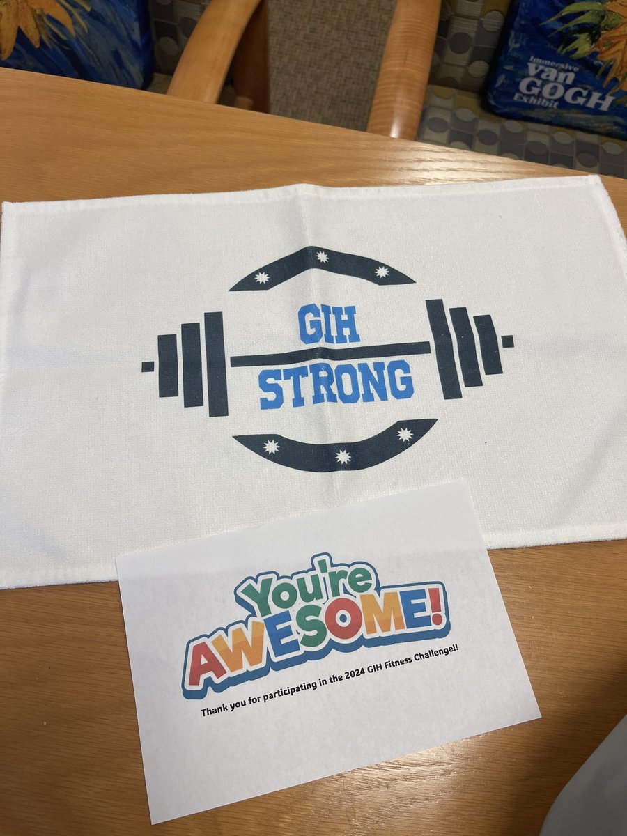 Not only did we have a ton of fun & fitness, now we have awesome prizes to keep up the momentum! 💪🏃‍♂️🏋️‍♀️ #GIHStrong @DougSimonetto @MayoClinicGIHep