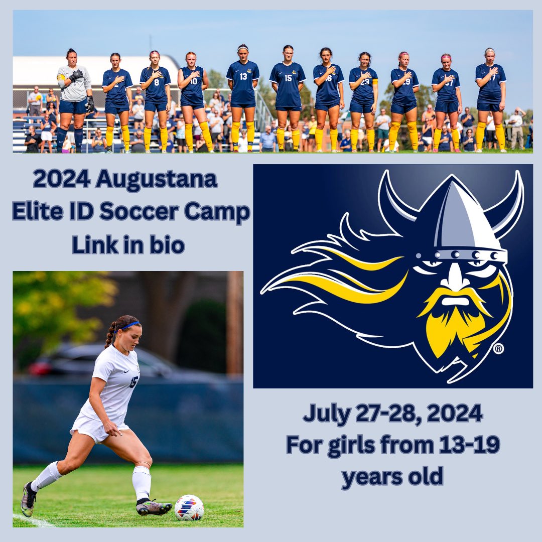 The☀️is out and we are daydreaming of camp!! Make sure you reserve your spot by signing up soon; see you there!!! 🔗 augustanasoccercamps.totalcamps.com/About%20Us

#KnowYourWhy | #BuildingChampions