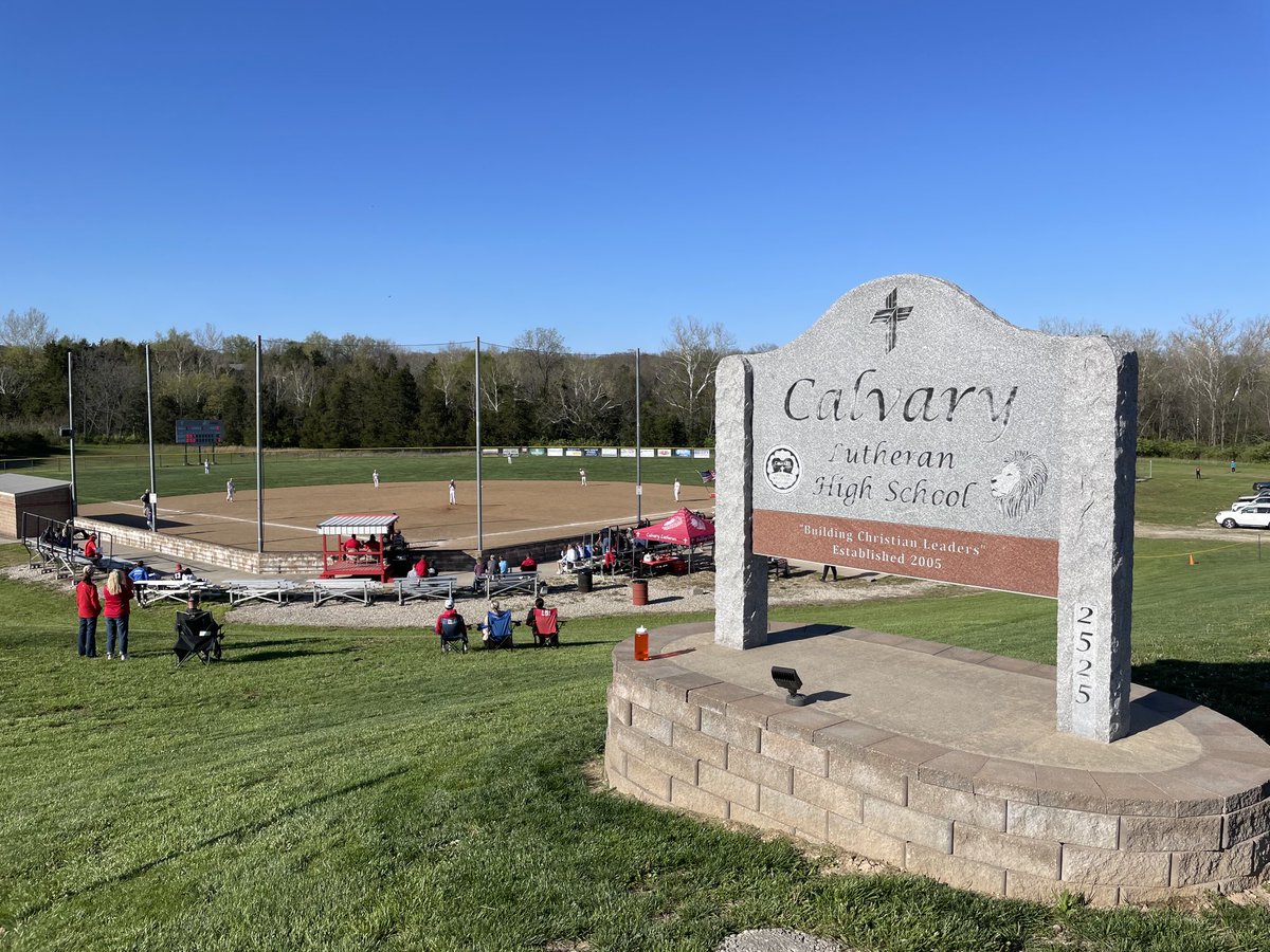 Calvary Lutheran baseball tournament is underway in Jefferson City. The Calvary Lions are hosting Stoutland this afternoon. The visiting Tigers lead 1-0 after three innings