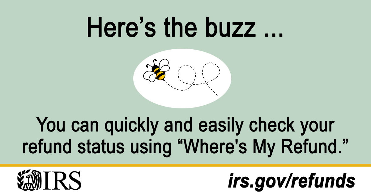 Looking for your tax refund? You can select any of the three most recent tax years to check your refund status using the #IRS “Where’s My Refund?” tool. irs.gov/refunds