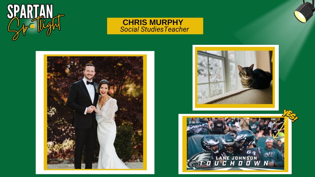 This week's spotlight shines on Mr. Chris Murphy. Murphy's journey has come full circle as he returns to his alma mater, not as a student, but as a passionate educator. #saintmarkshs #spartanstrong #allthingspossible #spartanspotlight