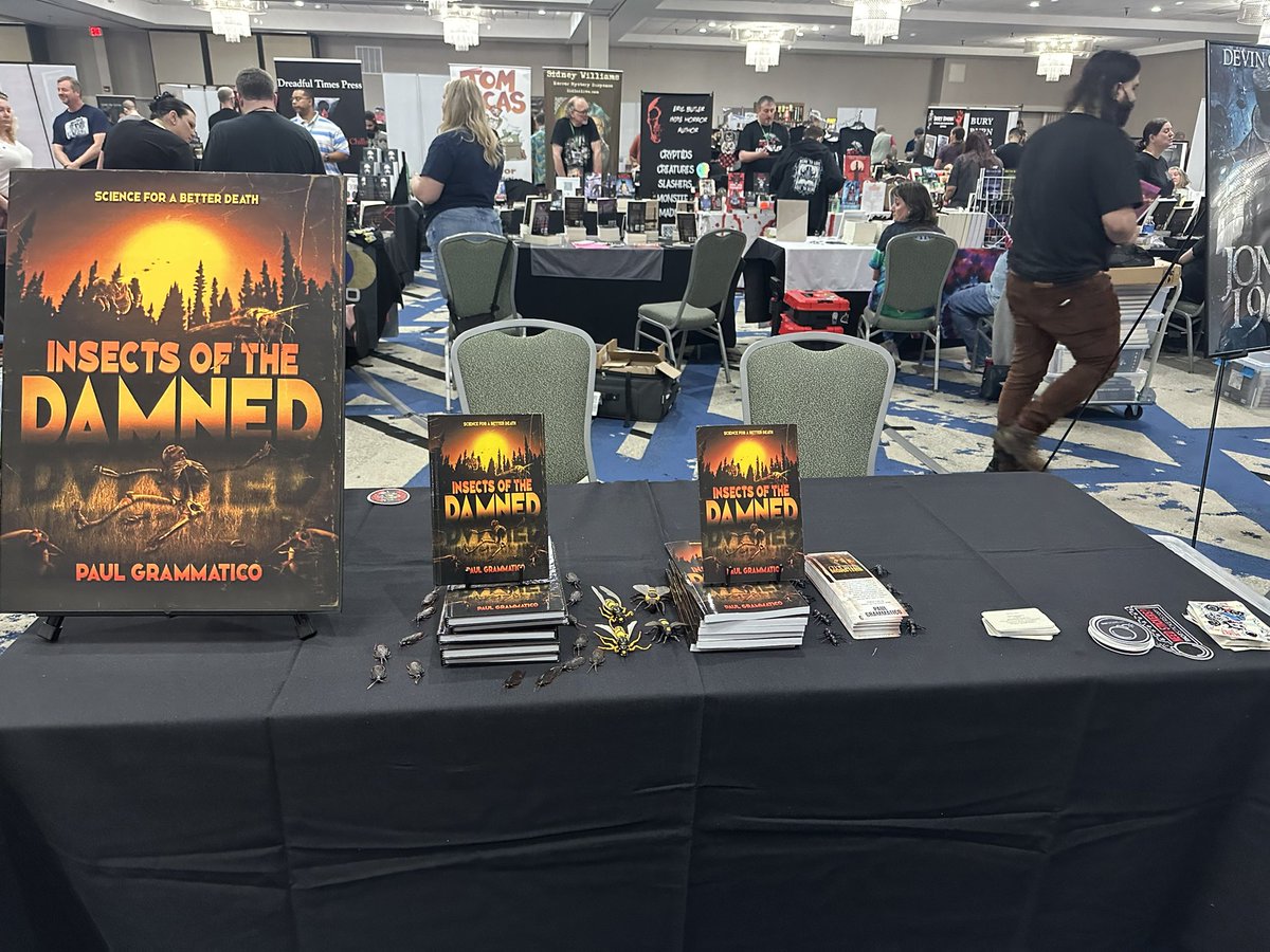 All set for Authorcon! #scaresthatcare #authorcon #wefightmonsters