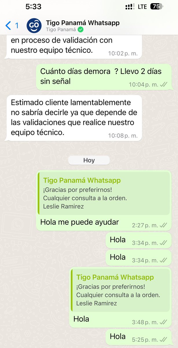 ces_507's tweet photo. @TigoPanama escribí hace horas y no logro q me atiendan con una situación que no me resuelven de haces días 2:30 y la hora q es y nadie atiende https://t.co/vomVmpex2v