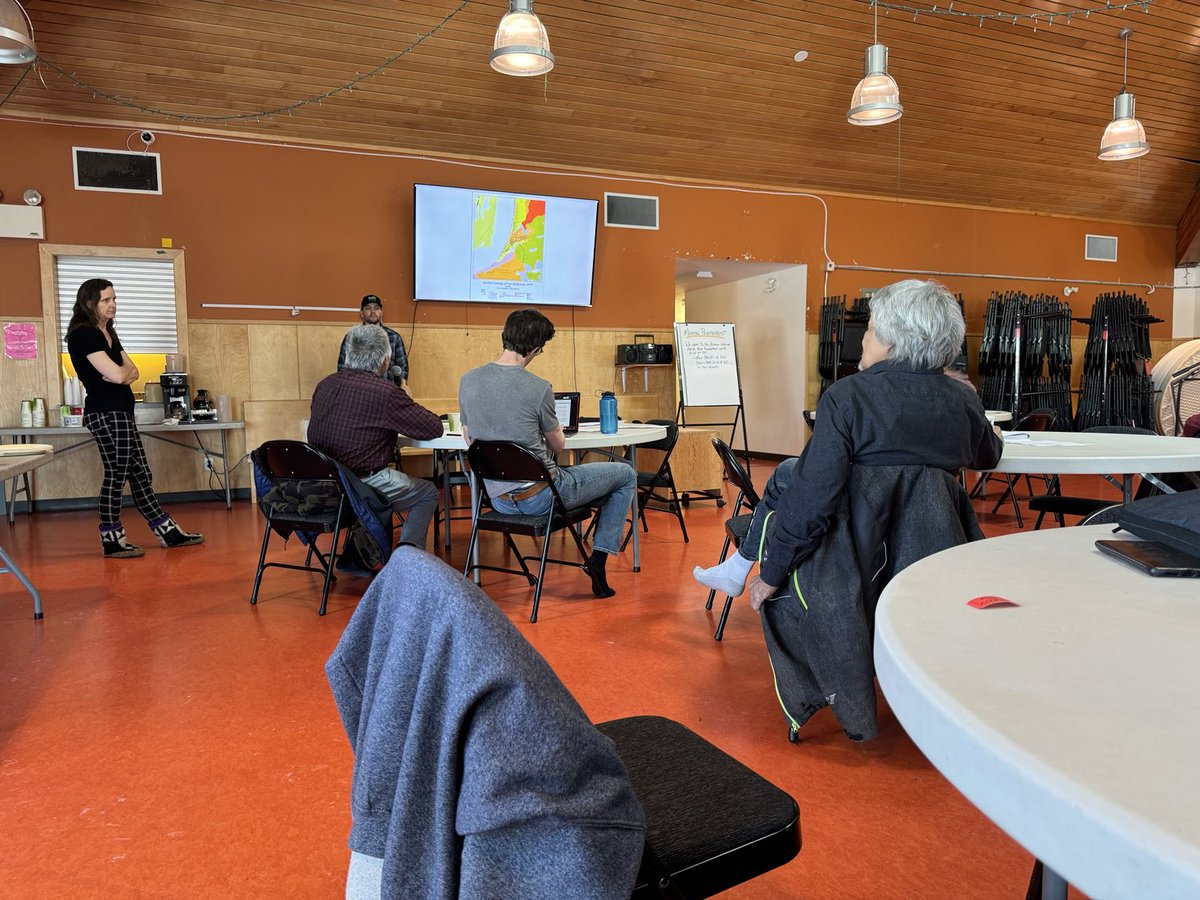 tephrafan's tweet image. Wrapping up two days of community meetings in Fort Good Hope today. Discussing permafrost, community hazards and supporting development of the community plan. Lots of issues increasing for the community as climate change impacts grow. Beautiful spring day. Great hospitality.