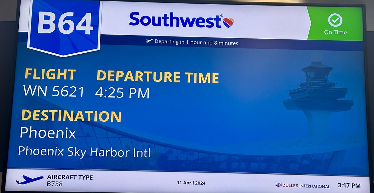 We added another new route yesterday! @SouthwestAir now offers daily nonstop flights to @PHXSkyHarbor! Book here: bit.ly/3TTGzKh