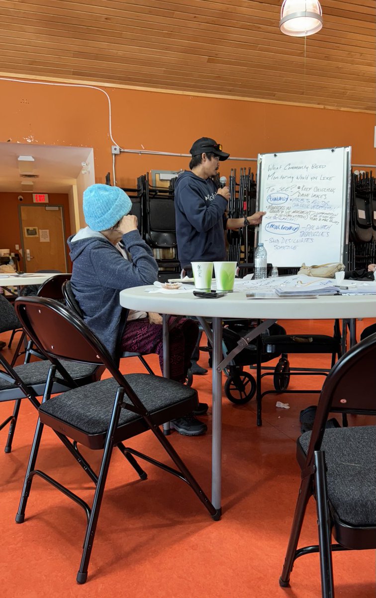 tephrafan's tweet image. Wrapping up two days of community meetings in Fort Good Hope today. Discussing permafrost, community hazards and supporting development of the community plan. Lots of issues increasing for the community as climate change impacts grow. Beautiful spring day. Great hospitality.