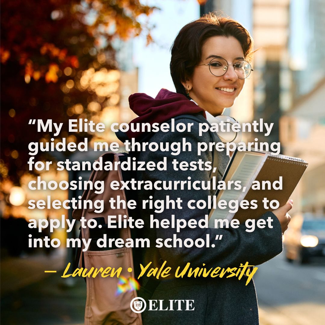 🎓 Work with our experienced counselors to set yourself apart from other applicants and craft an outstanding college application package that shines a light on who you are and what you’ve achieved. Learn more at eliteprep.com/college-applic…