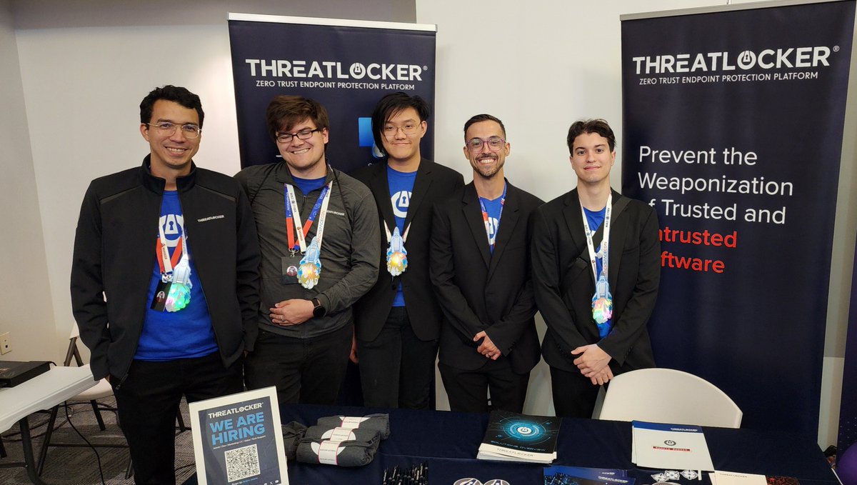 Have you had the chance to spot the ThreatLocker logo in your city? Our dedicated Cyber Heroes have represented us at various events, such as the Milan Cyber Security & Fitness World in Italy, the Cybersecurity Summit in Dallas, Channel Pro SMB in Orlando, and Hack Space Con at