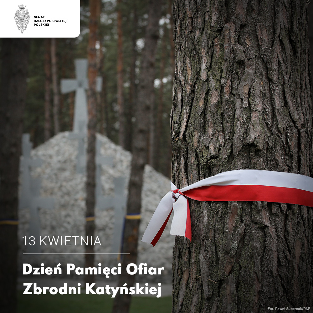 🇵🇱🕯️ 13 kwietnia czcimy pamięć ofiar zbrodni katyńskiej – ludobójstwa, którego funkcjonariusze NKWD dokonali na prawie 22 tys. obywateli II Rzeczypospolitej. #Pamiętamy #Katyń 📌senat.gov.pl/aktualnoscilis…