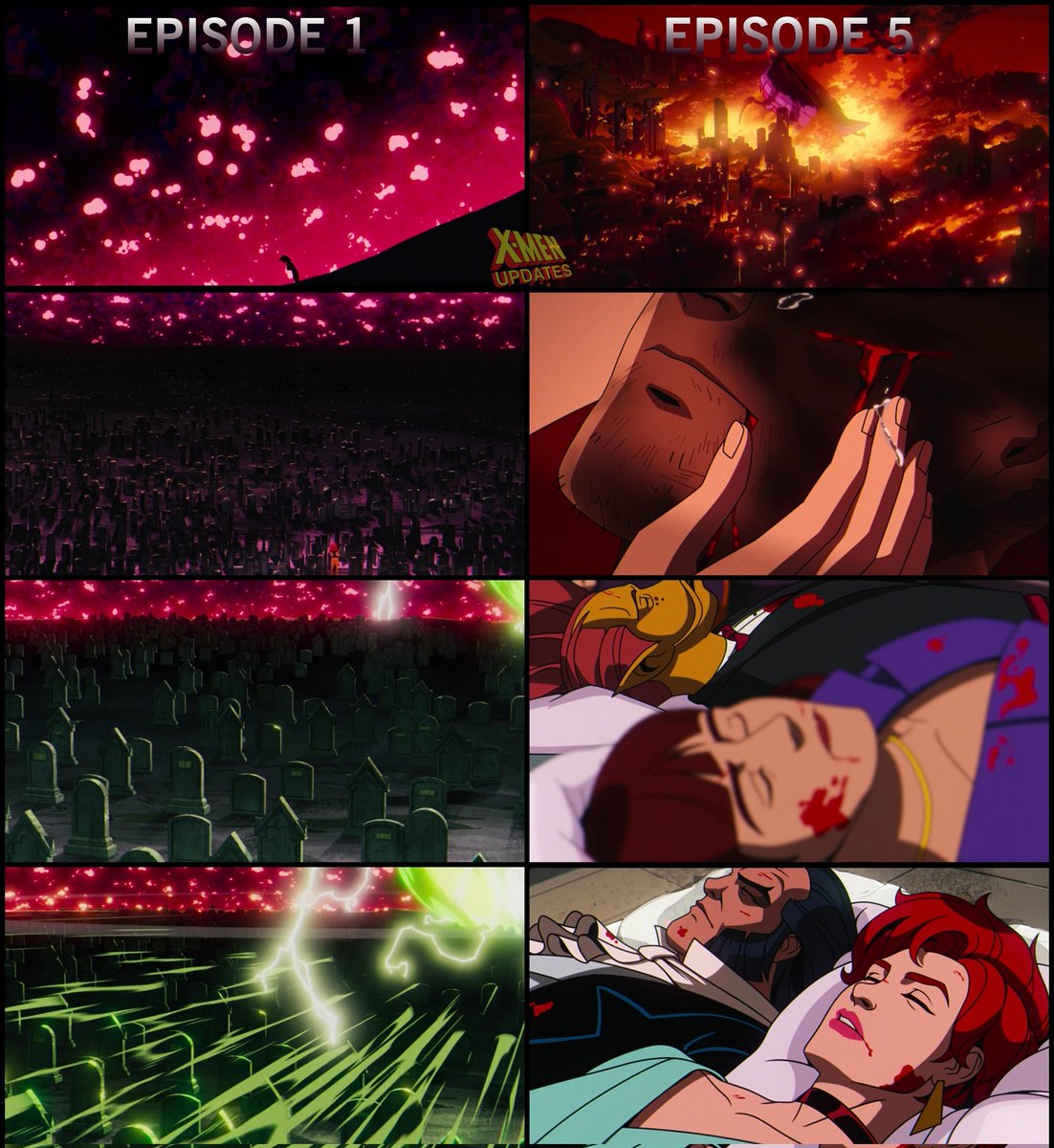 It's their graves. 💔 #XMen97