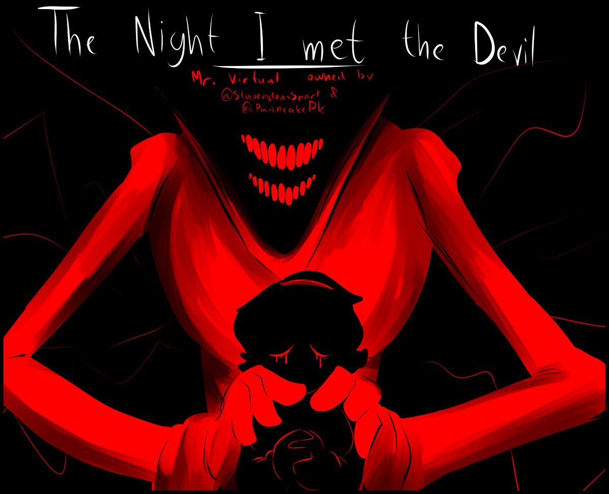 The Night I met the Devil
a Mr. Virtual comic, adapted by yours truly

1/16
#CurseOfTheCrimsonPhantom #marioexe #art