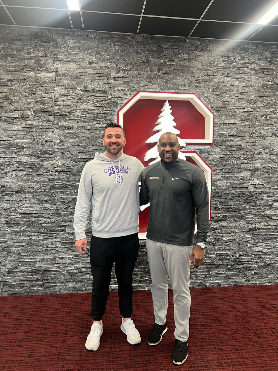 In the Bay recruiting - Had to stop in to see Stanford’s new assistant coach, Jeremy Harden. One of the best parts of this business is seeing close friends earn great opportunities! 🫡