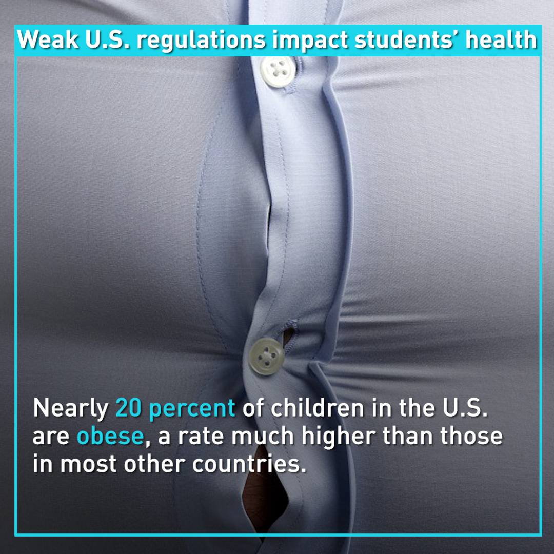 cgtnamerica's tweet photo. Compared to many countries, the United States has relatively weak regulatory standards for providing students with healthier school lunches and limiting their exposure to junk food advertising. Take a look.
#studentlunch #usa #childrenhealth https://t.co/zaEhHuFnrX