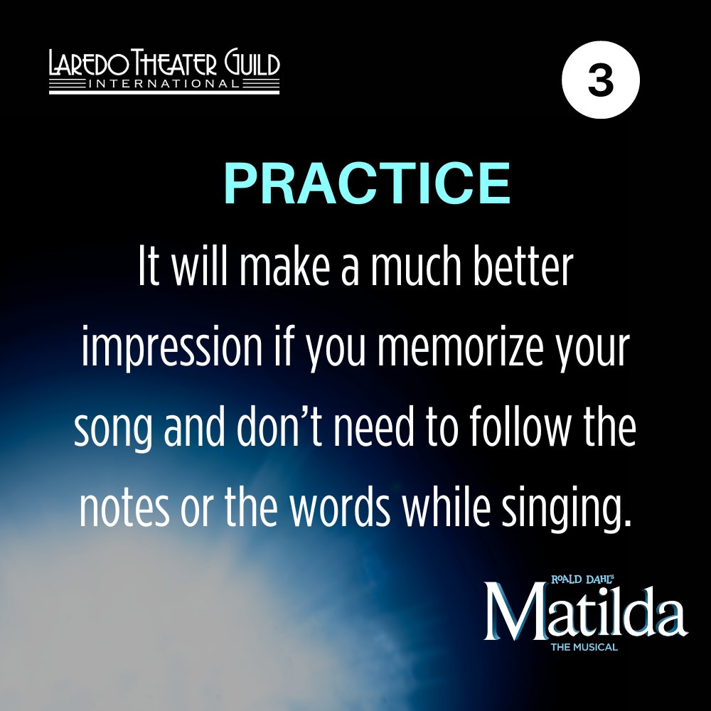 laredotheater's tweet image. 🌟 Nervous about auditioning? Here are some tips to help you nail your performance and own that stage!
💃🎭 Let&apos;s dive into the world of auditions together!
Learn More: laredotheaterguild.org/news/advice-fo…
#AuditionTips #PerformLikeAPro