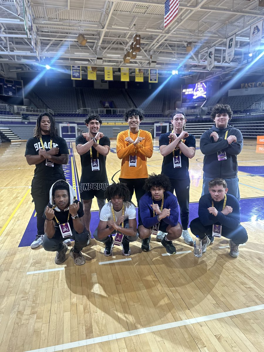 Thanks for the hospitality! Our guys had a phenomenal experience! <a href="/Dyrell_Roberts/">Dyrell Roberts Sr.</a> <a href="/ECUPiratesFB/">ECU Football</a>