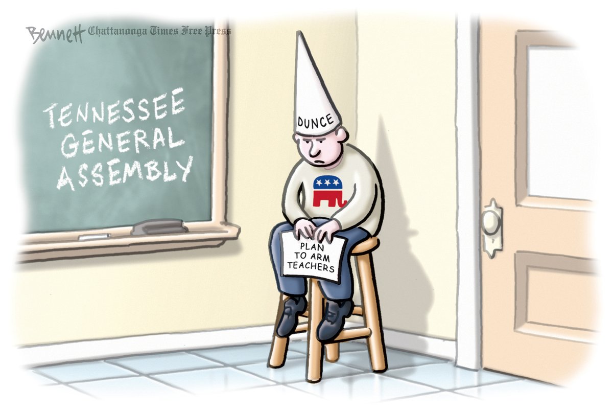 4/13/2024- The Dunce #Tennessee #tnpolitics #SchoolShootings #ArmingTeachers tinyurl.com/2a9bkh7m