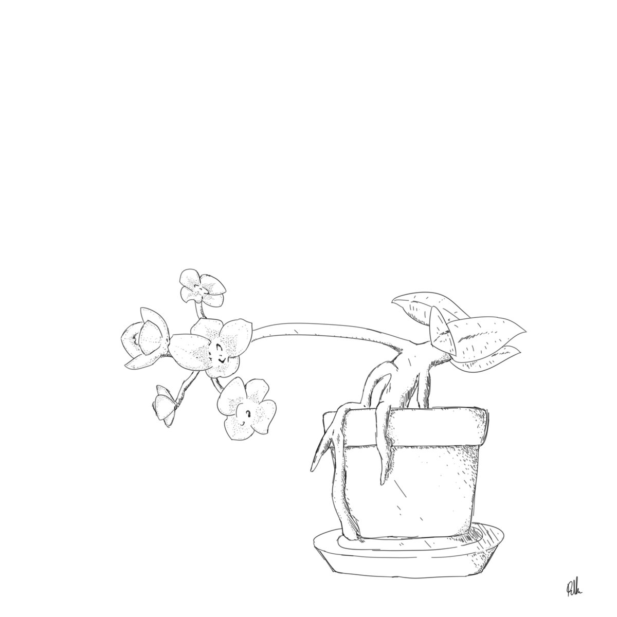 hice esta madre hace poco, tenía tiempo sin dibujar, creo que salió bien