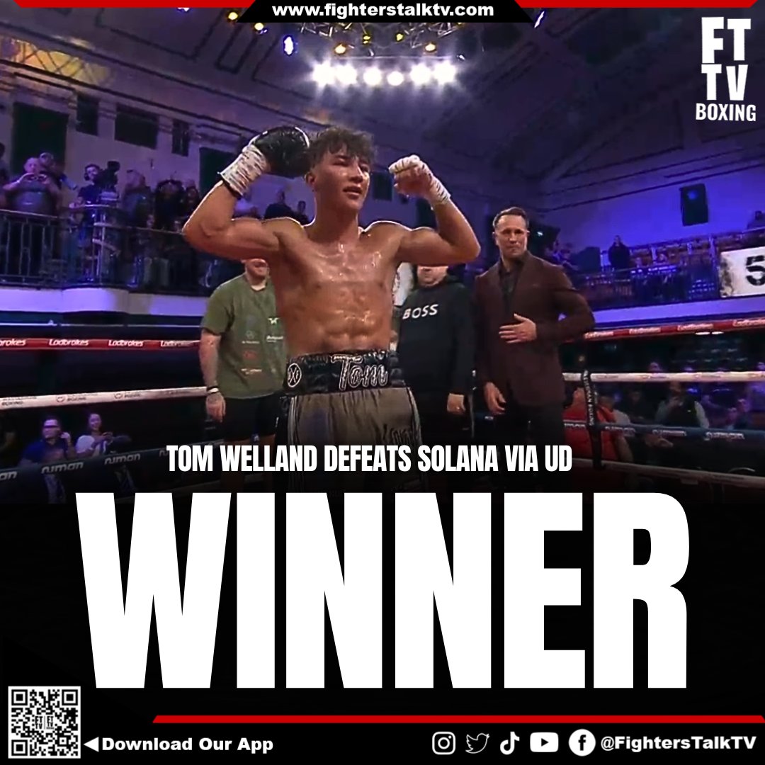 Atomic Tom Welland puts on a explosive performance, moving to 4-0 after defeating Marvin Solano in an electrifying 8-round bout! 💥 

Congratulations 👏👏👏

#TomWelland #EdwardsOry #Boxing #boxingnews #boxingfans #WassermanBoxing