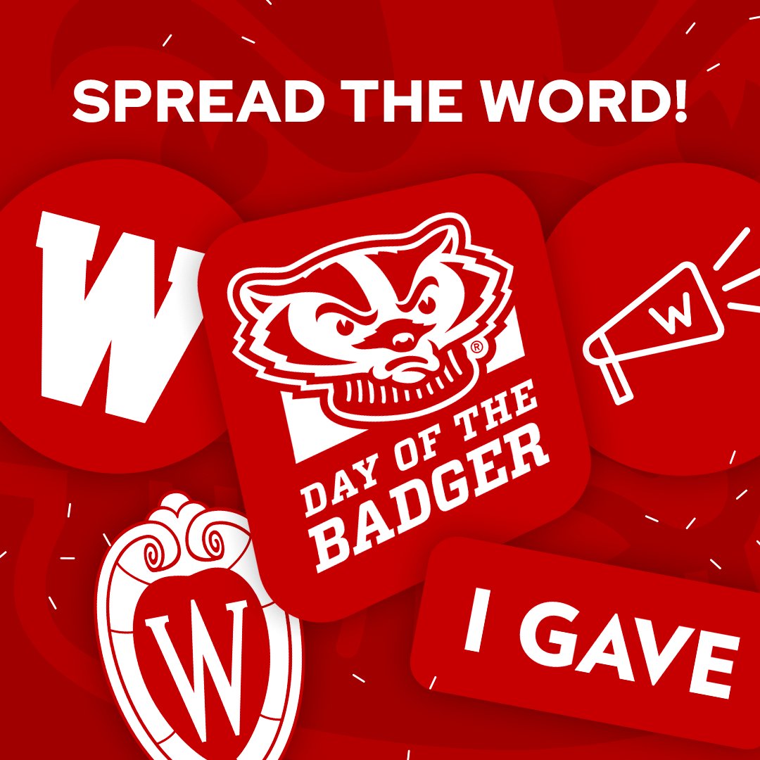 Prepare for #DayoftheBadger! Snap a spirited selfie, dig up a favorite Badger photo, or create a new image with our digital stickers! 📱#DayoftheBadger Download our digital stickers here: dayofthebadger.org/digital-swag