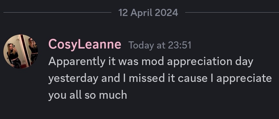 LeanneHef's tweet image. Exclusive look into the #modsquad discord channel