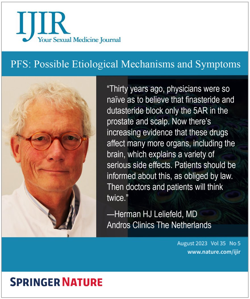 Comment on “The #PostFinasterideSyndrome: possible etiological mechanisms and symptoms” 👉 rdcu.be/dEBzn by @drpnyc To read the related review article on #PFS 👉 rdcu.be/dqQQU @HermanLeliefeld @fransdebruyne @CobiReisman