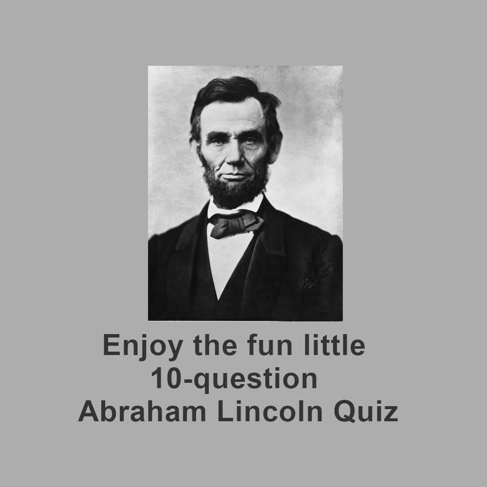 Find out just how much you know about Abraham Lincoln with the fun little 10-question quiz at Beyondosaurus.com/abraham-lincol… (#AbeLincoln, #AbrahamLincoln, #USPresidents, #president, #USHistory, #EmancipationProclamation, #emancipation, #GettysbergAddress)