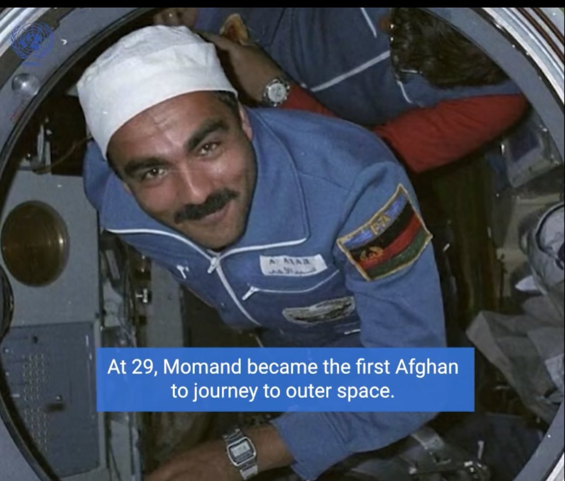 Abdul Ahad Mohmand as a research cosmonaut, from Afghanistan, joined the Soviet space mission Soyuz TM-6 in 1988, making him the first Afghan and the fourth Muslim to travel to space. During his nine days on the Mir space station, Mohmand made history by speaking Pashto in…