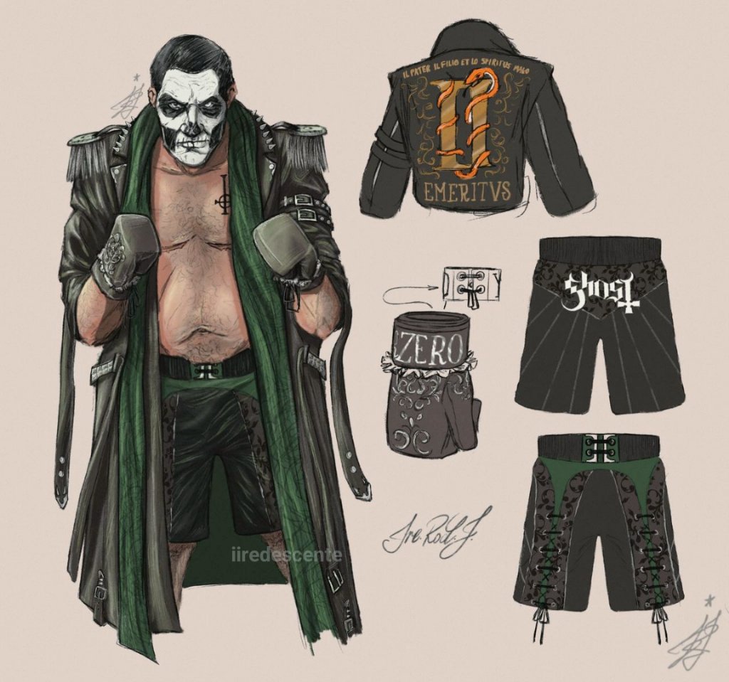 iiredescente's tweet photo. 🔥🐍 Omnis Caelestis delenda est 🐍🔥

Thank you for the 200 followers and welcome to the new ones!
Enjoy my boxing Secondo sketchy concept art, finally! 💚
#thebandghost #ghost #secondo #boxingsecondo #froqueyourself #papaemeritus #papaemeritusII #Infestissumam #Secondoemeritus https://t.co/8CdIhAn6xn