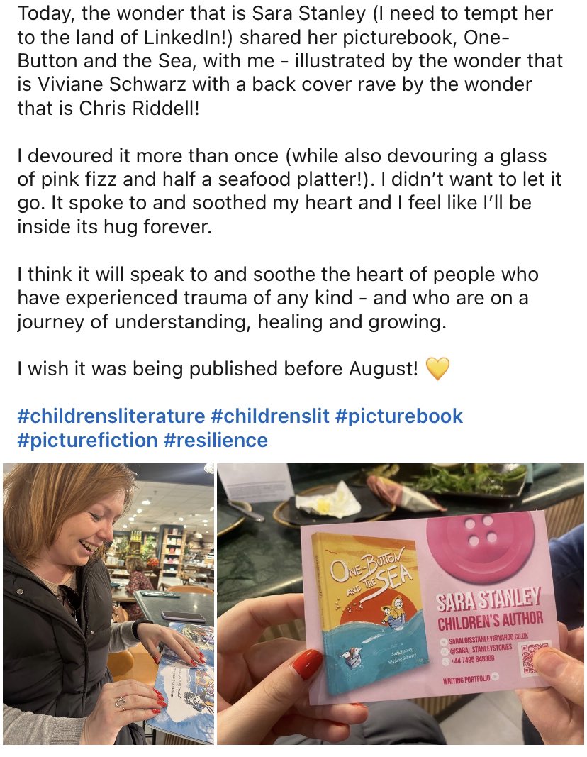 Thank you for sharing One-Button, @SaraP4C … 💛 Excuse the copy and paste … I couldn’t say what I need to within the Twitter character limit! @chrisriddell50 @jonnybid @rcharlesworth