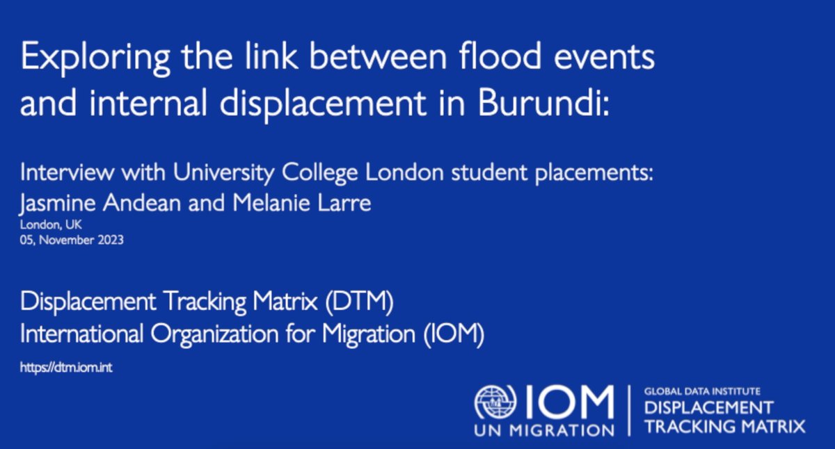DTM_IOM's tweet image. What is the relationship between the severity of an event and the resulting internal displacement in affected locations?

Winners of DTM&apos;s first hackathon
@IOM_UK @UCLIRDR @ucl wanted to find out.

Watch the interview bit.ly/DTM-UCL-Hackat…

#DTMHackathons #Data4Insight @IOM_GDI