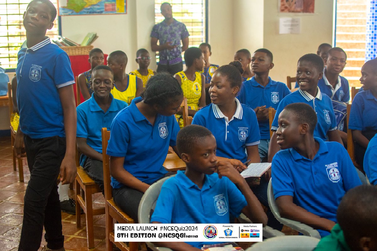 NCSQGhana's tweet photo. INTRODUCTIONS... Media Launch of the 8TH EDITION/ANNIVERSARY CELEBRATION of the NATIONAL CORE SUBJECTS QUIZ; Ghana's first-ever grandest &amp; super exciting Junior High School Quiz on both REGIONAL and NATIONAL platforms #NCSQuiz2024 #SignificantImpacts Powered by @Verbaltrans https://t.co/TFY28xNQ6N
