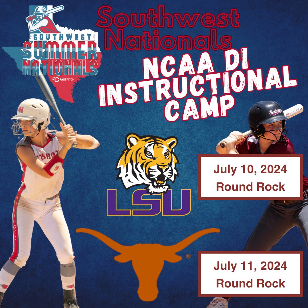 Don't Miss Out on ✌️ Top DI College Instructional Camps during our Southwest Nationals Event! #IPlayTCS 👉rb.gy/a354du