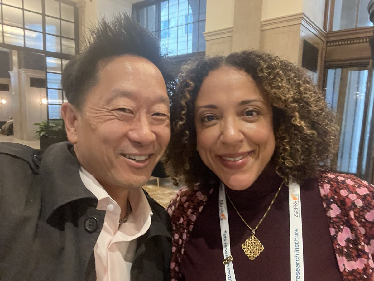 At #AERA2024 for the @Education_AIR Equity Initiative Luncheon to celebrate Integration 2.0 air.org/integration-an…. So happy to run into the inimitable @janelletscott @EdLawCenter t