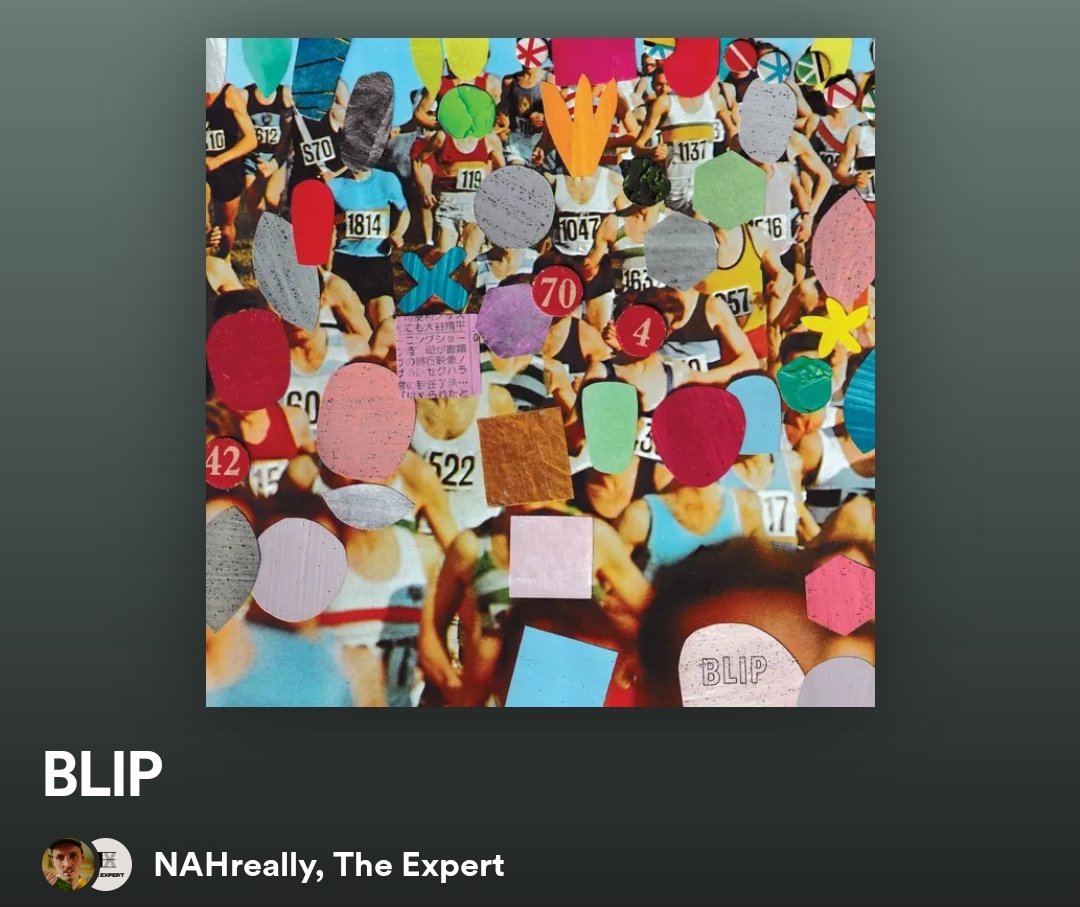 Really like this record from @_nahreally_ and The Expert. Billed as 'me-coded' by @CineMasai_.