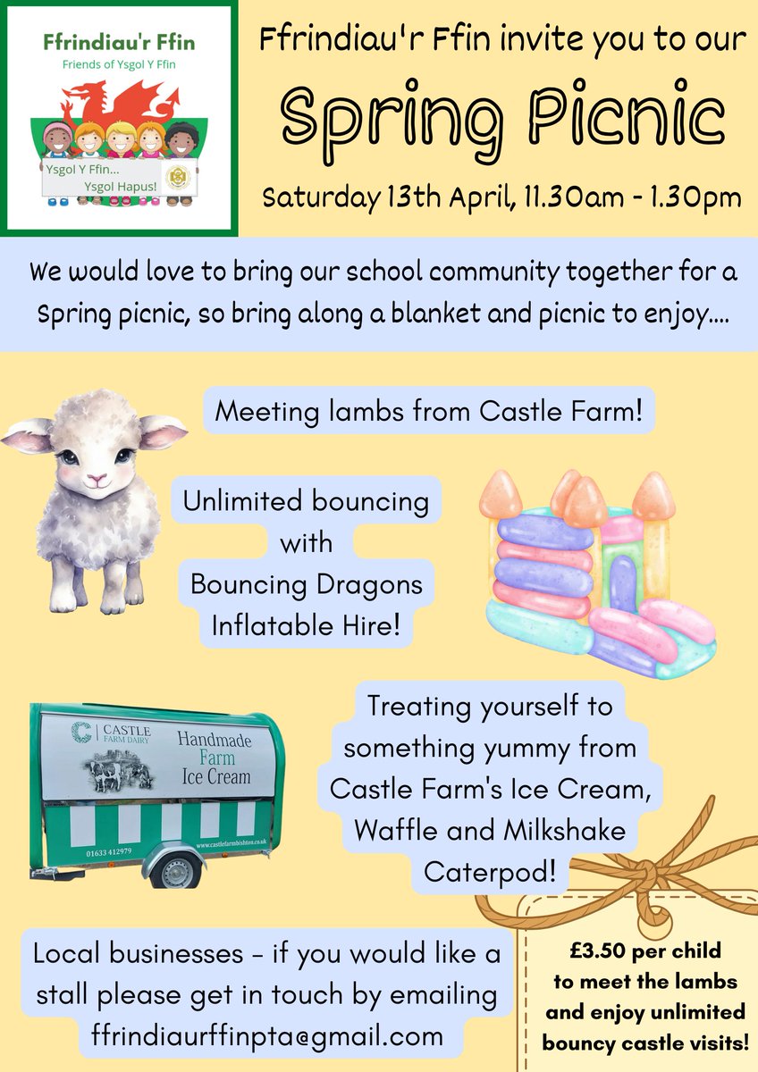 Ffrindiau'r Ffin (@ffrindiaurffin) on Twitter photo We are really looking forward to welcoming our <a href="/Ysgolyffin/">Ysgol Gymraeg y Ffin</a> school community along to tomorrow's Spring Picnic! π We are really looking forward to welcoming our <a href="/Ysgolyffin/">Ysgol Gymraeg y Ffin</a> school community along to tomorrow's Spring Picnic! π