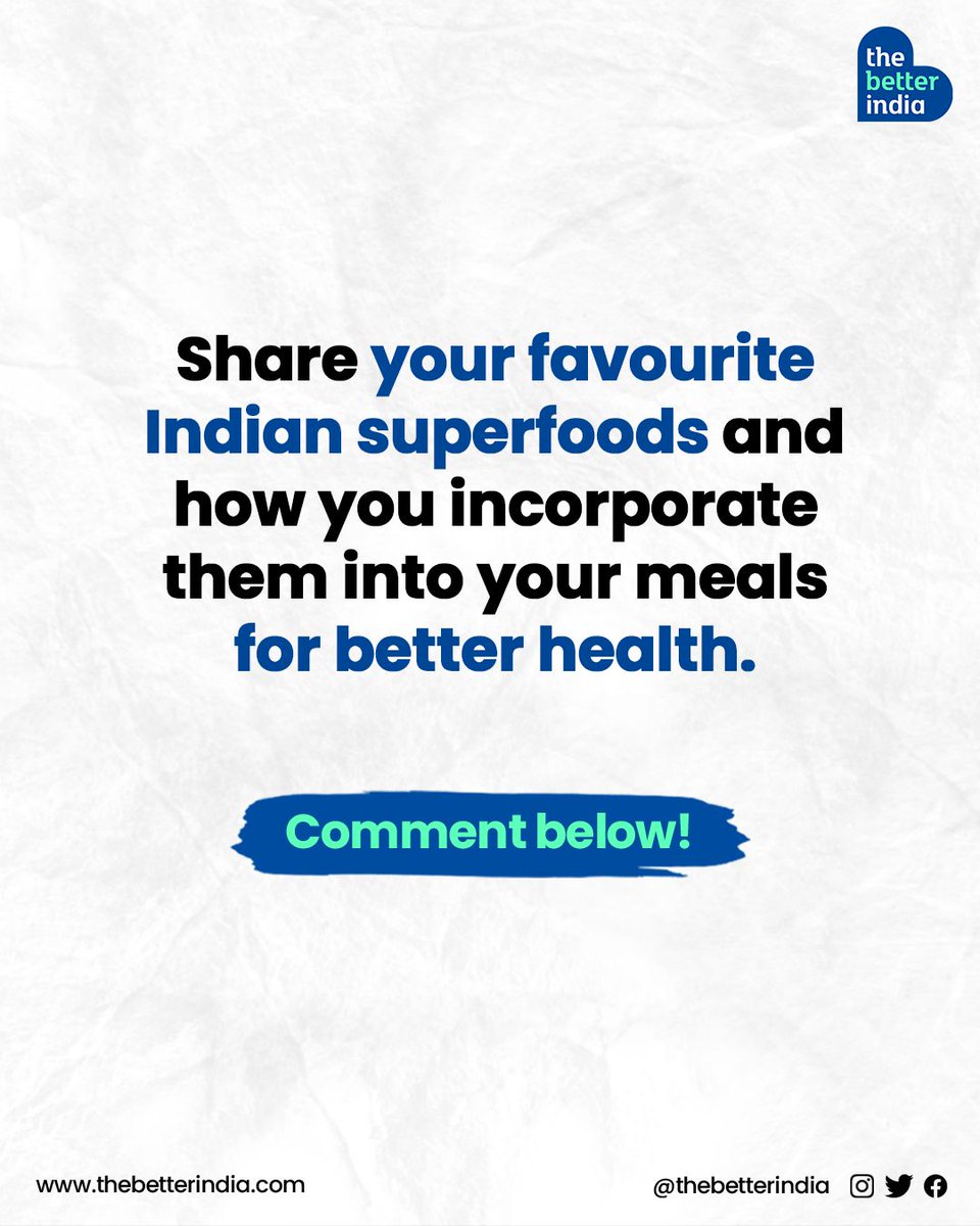 Share your favourite superfood with us in the comments below. #superfood #FavouriteFood #indianfood #betterhealth #stayhealthyandfit #whatdoyouthink #sharewithus [What Do You Think, Share With Us]