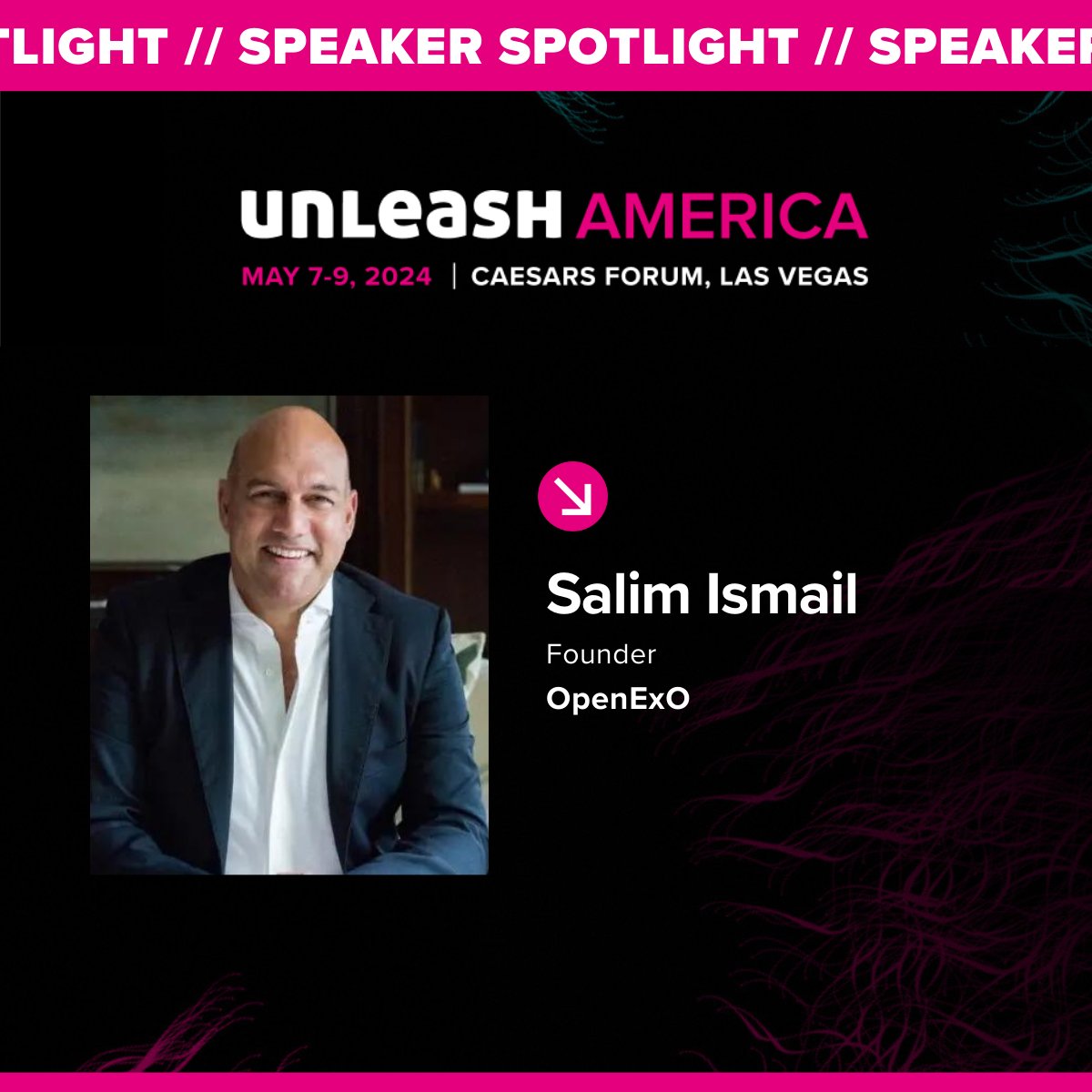 Join us for an eye-opening session as Salim Ismail, Founder, @OpenExO, delves into the transformative power of #AI in revolutionizing #HR practices. Get your ticket bit.ly/49eijIr to unlock the strategies that will help you stay ahead in the rapidly evolving world of HR.