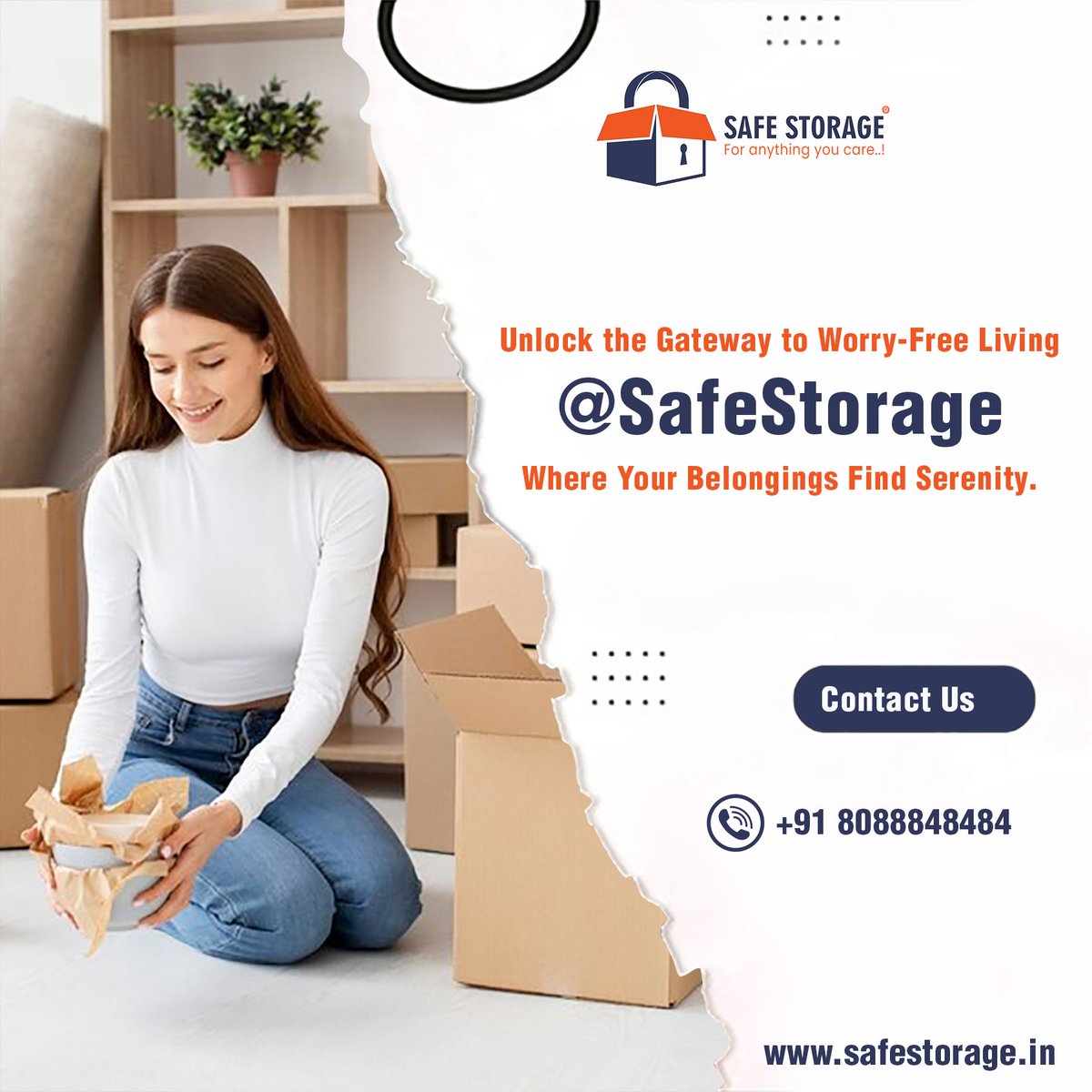 Discover the key to worry-free living with SafeStorage, where your belongings find serenity in secure storage solutions. Unlock peace of mind today! 

Our website -buff.ly/2pK6eaM
Call now: 8088848484
#SafeStorage #StorageFacility #SecureStorage #SelfStorage #explore