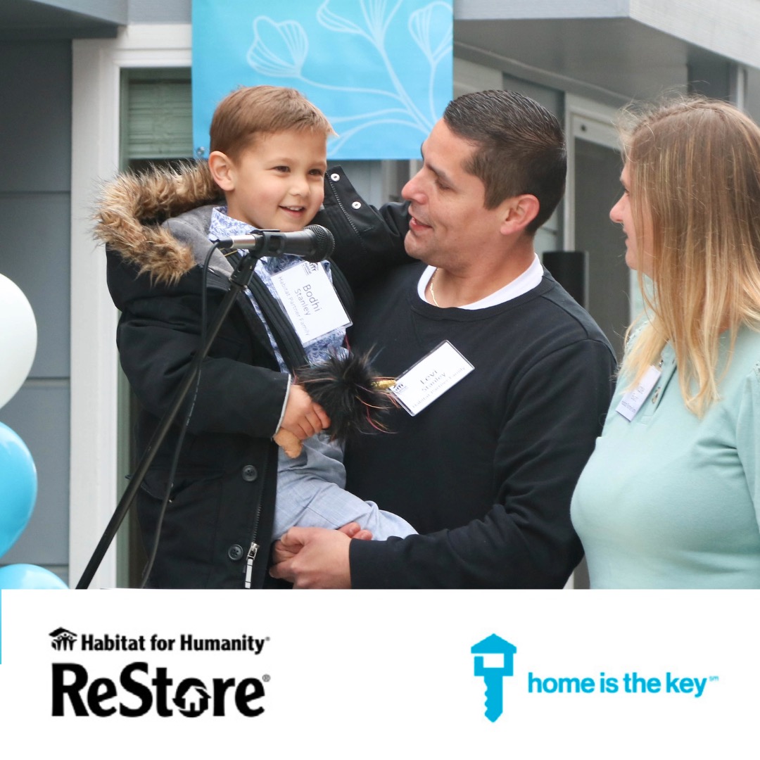 This month, shop and round up at our Habitat ReStore to support Habitat’s #HomeIsTheKey campaign and raise funds to help local families create affordable housing in our community. habitatstoreskc.org