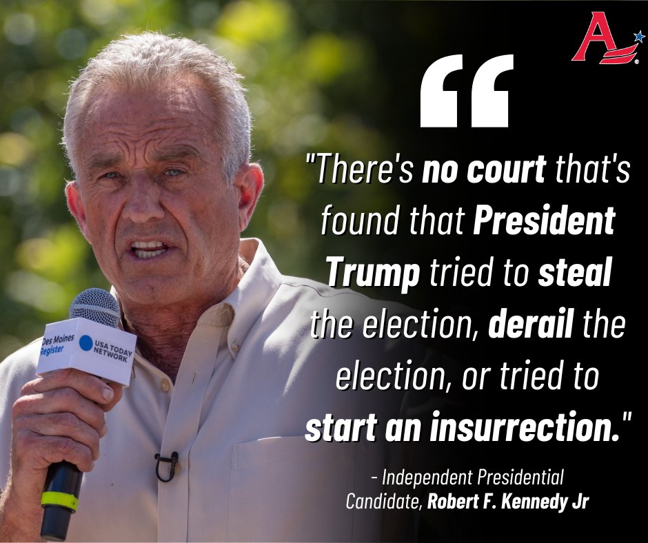 A liberal Democrat, who was forced to run as an Independent, debunking media lies in defense of a Republican president. Unprecedented times indeed! @RobertKennedyJr