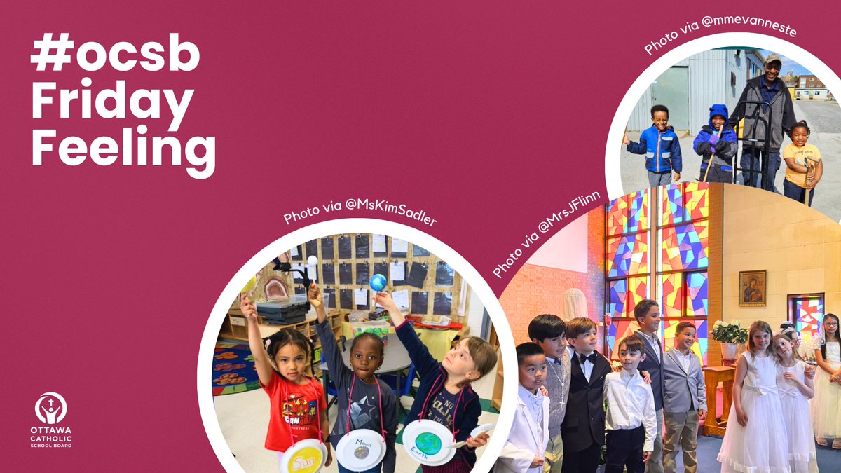 ✨For this week's #ocsbFridayFeeling, amid the celestial discussions, some students joined the caretaker in yard duties. Together, they illuminated the school with acts of kindness. Plus, congratulations to those who celebrated their First Communion!✝️🌒
🔗ocsb.ca/2024/04/12/fri…