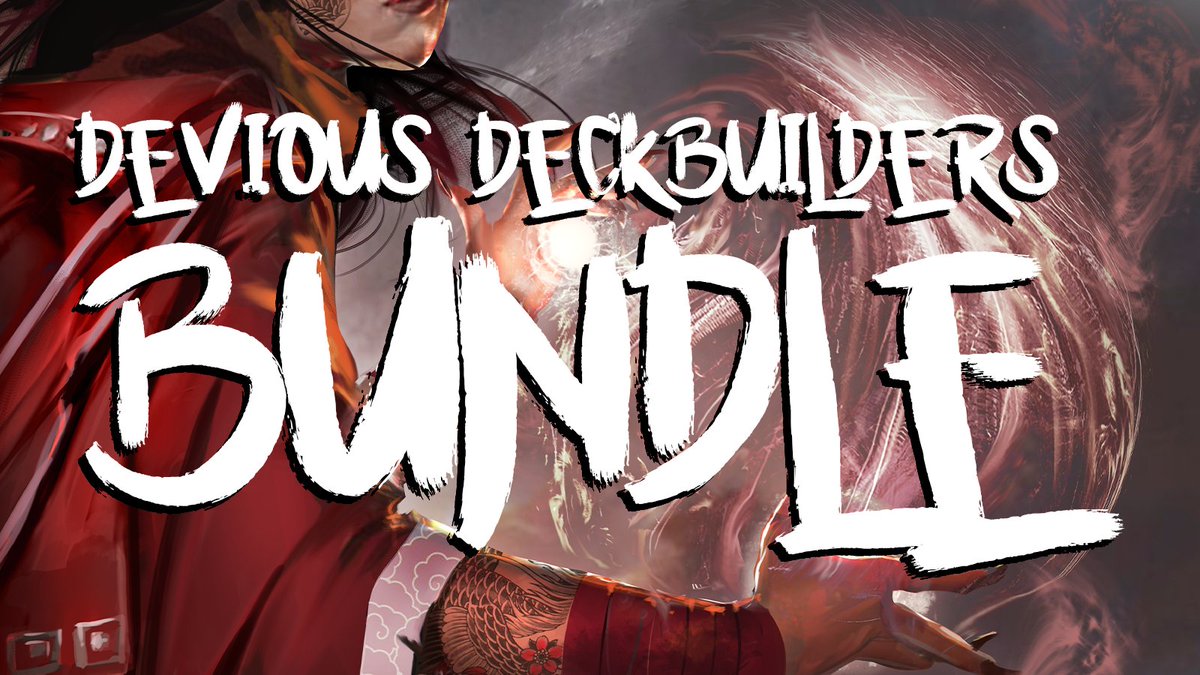 mahokenshi's tweet photo. Create your path, card by card with these exciting deckbuilders. 🎴

Mahokenshi is part of the @humble Devious Deckbuilders Bundle! https://t.co/bRJ74FPgyJ
